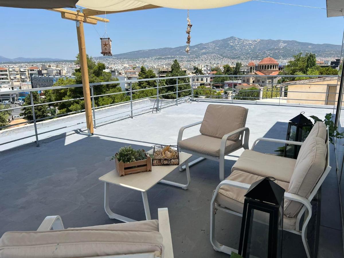 Square'S View Agia Paraskevi Appartement Athene Buitenkant foto